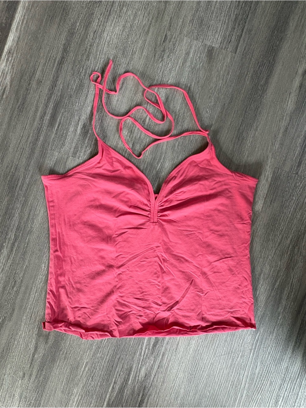 H&M Pink Halter-Style Cami Top